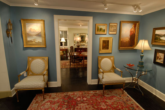 One view of the center hall