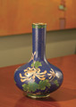 Blue Cloisonne Vase