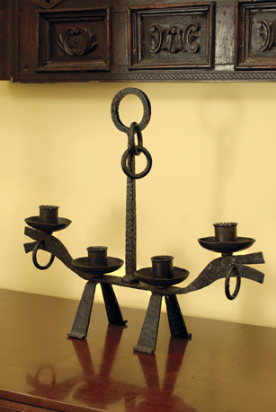 Wrought Iron Candelabra