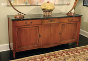 Buffet with Green Marble Top